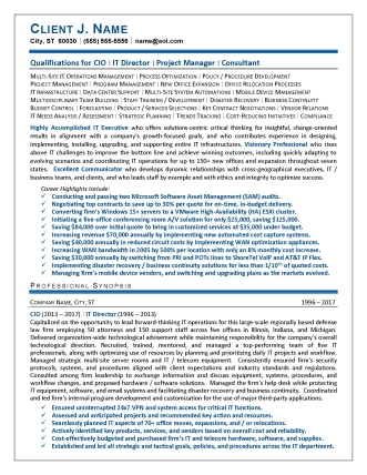 IT resume example - see an information technology resume